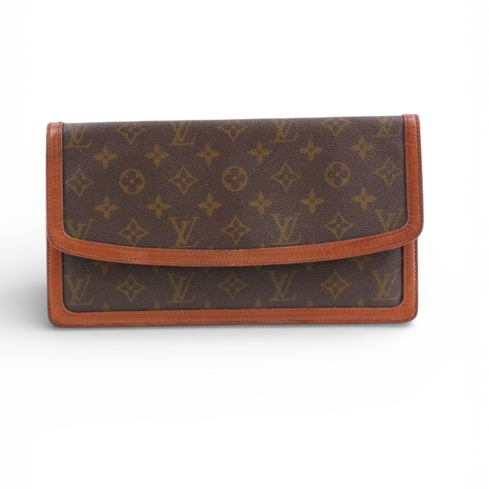 Authentic Louis Vuitton Monogram Pochette Dame Clutch